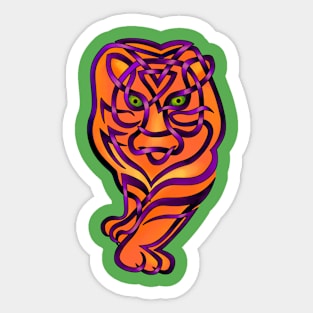 Twisted Tiger Sticker